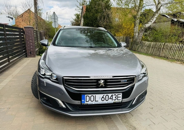 Peugeot 508 cena 49700 przebieg: 163400, rok produkcji 2015 z Strzegom małe 667